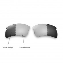 Walleva Transition/Photochromic Polarized Replacement Lenses For Oakley Flak 2.0 XL (OO9188 Series) Sunglasses